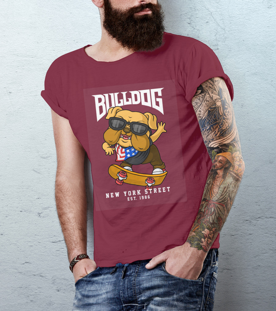 Bulldog New York Street Est. 1986 T-Shirt