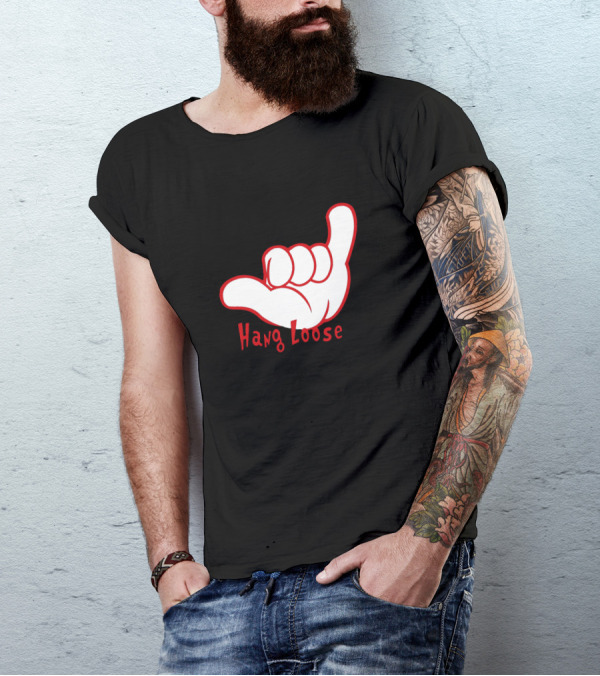 Hang Loose Shaka Hand Gesture Beach Vibes T-Shirt