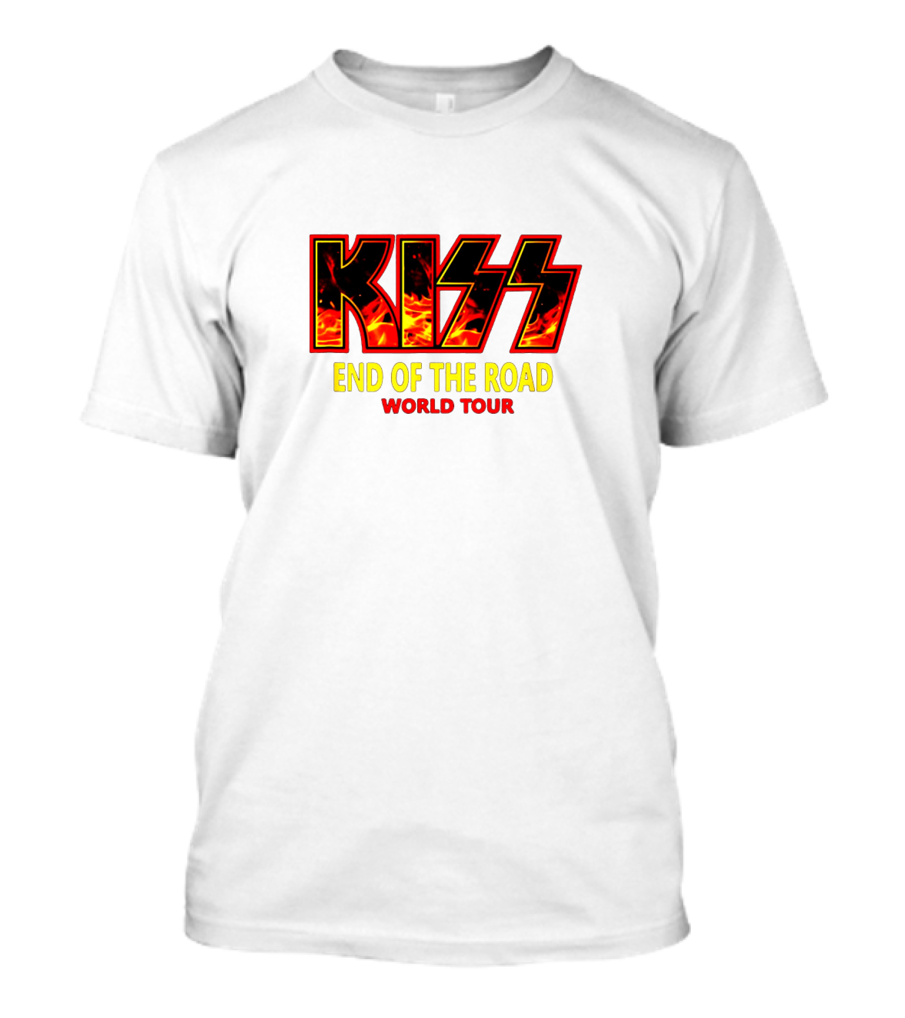 KISS End Of The Road World Tour Fire T-Shirt