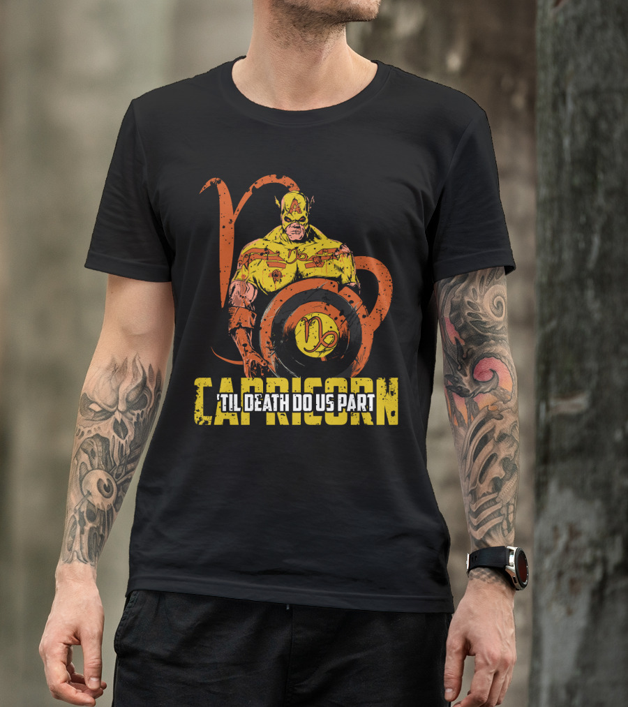 Capricorn Marvel 'Til Death Do Us Part Captain Zodiac Zombie T-Shirt