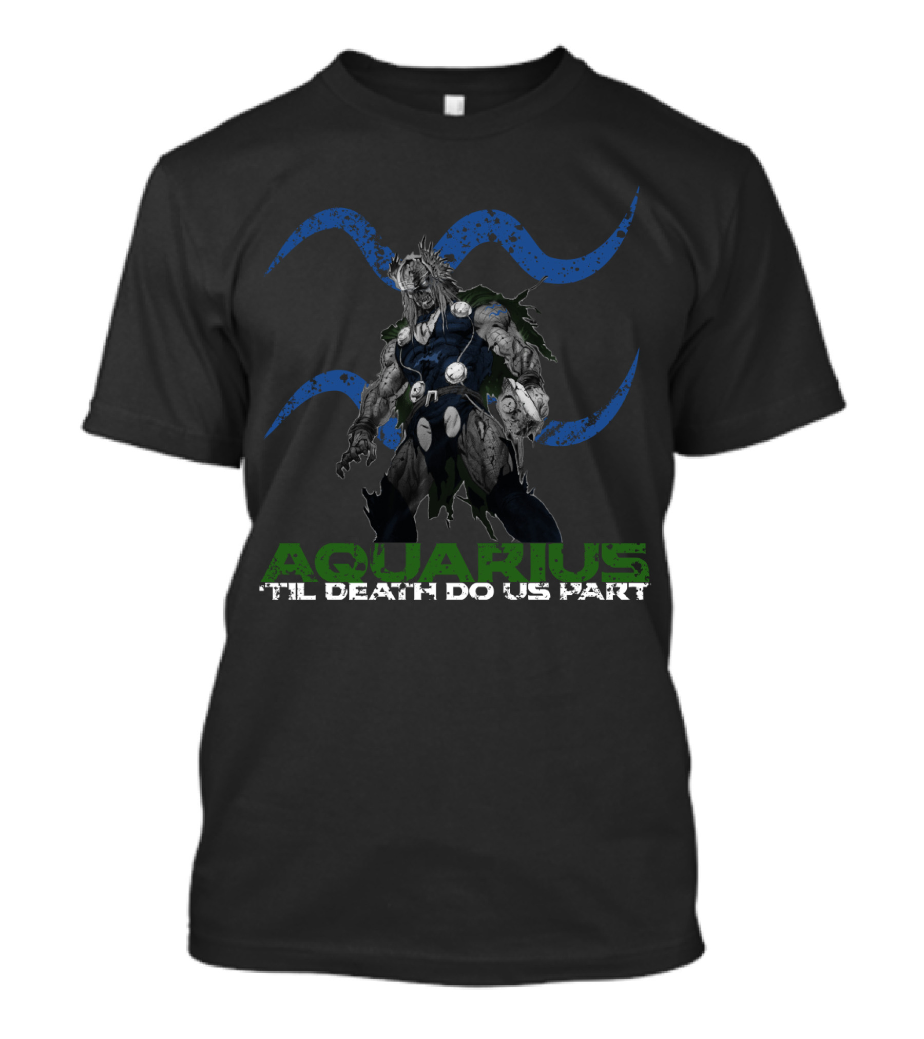 Aquarius Zombie Thor 'Til Death Do Us Part Marvel T-Shirt
