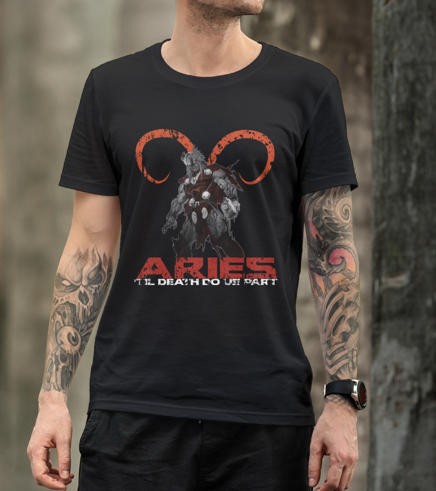 Aries 'Til Death Do Us Part Thor Zombie Marvel T-Shirt