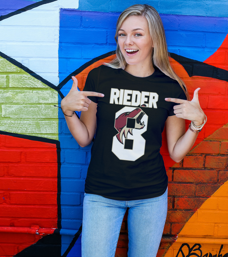 Arizona Coyotes Tobias Rieder Number 8 NHL Team T-Shirt