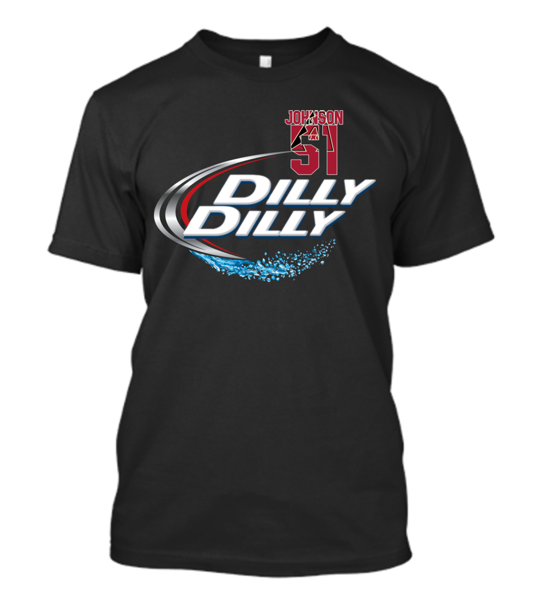 Dilly Dilly Arizona Diamondbacks Randy Johnson 51 Jersey T-Shirt