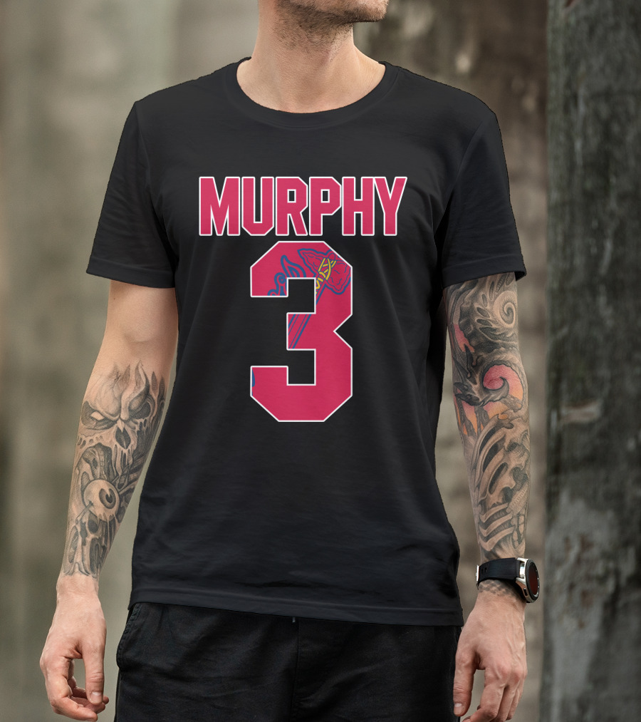 Atlanta Braves Dale Murphy Number 3 Jersey With Iconic Tomahawk T-Shirt