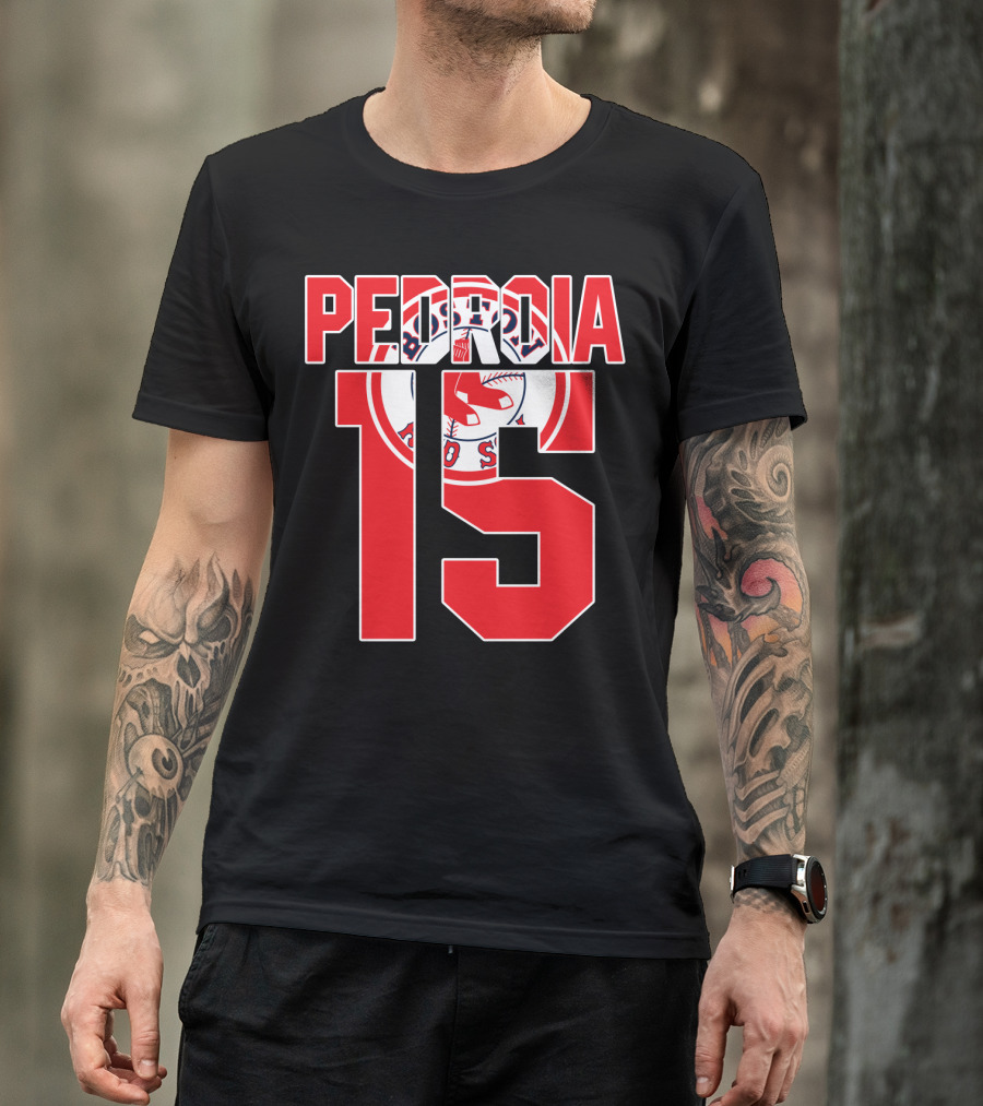 Boston Red Sox Pedroia 15 T-Shirt