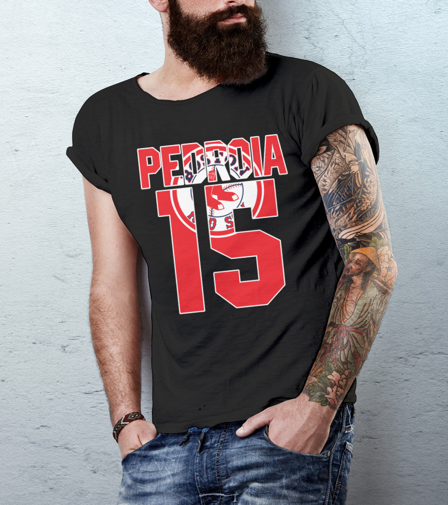 Boston Red Sox Pedroia 15 T-Shirt