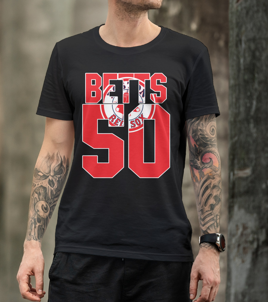 Betts 50 Boston Red Sox T-Shirt