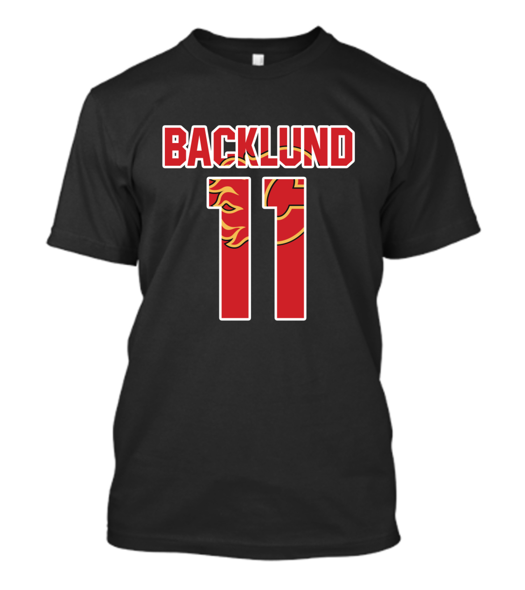 Backlund 11 Calgary Flames Mikael NHL Hockey T-Shirt