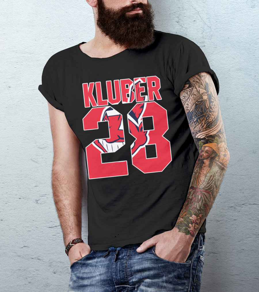 Corey Kluber 28 Cleveland Indians T-Shirt