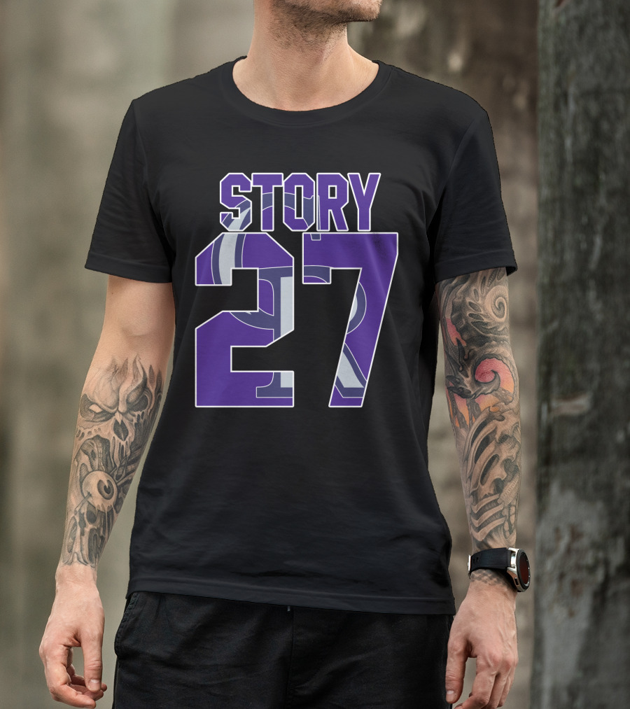 Colorado Rockies Story 27 Player Number T-Shirt