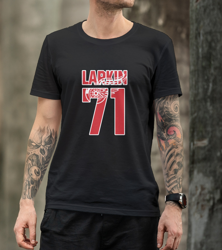 Detroit Red Wings Dylan Larkin 71 NHL T-Shirt