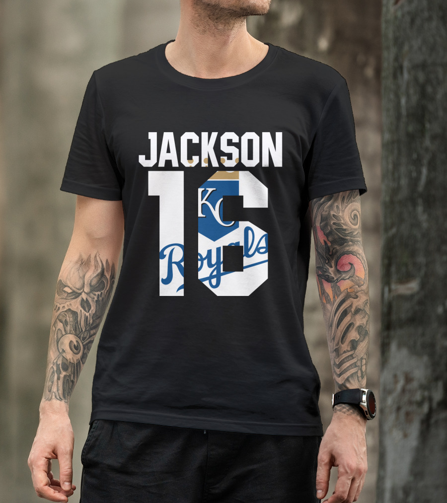 Kansas City Royals Jackson 16 KC T-Shirt