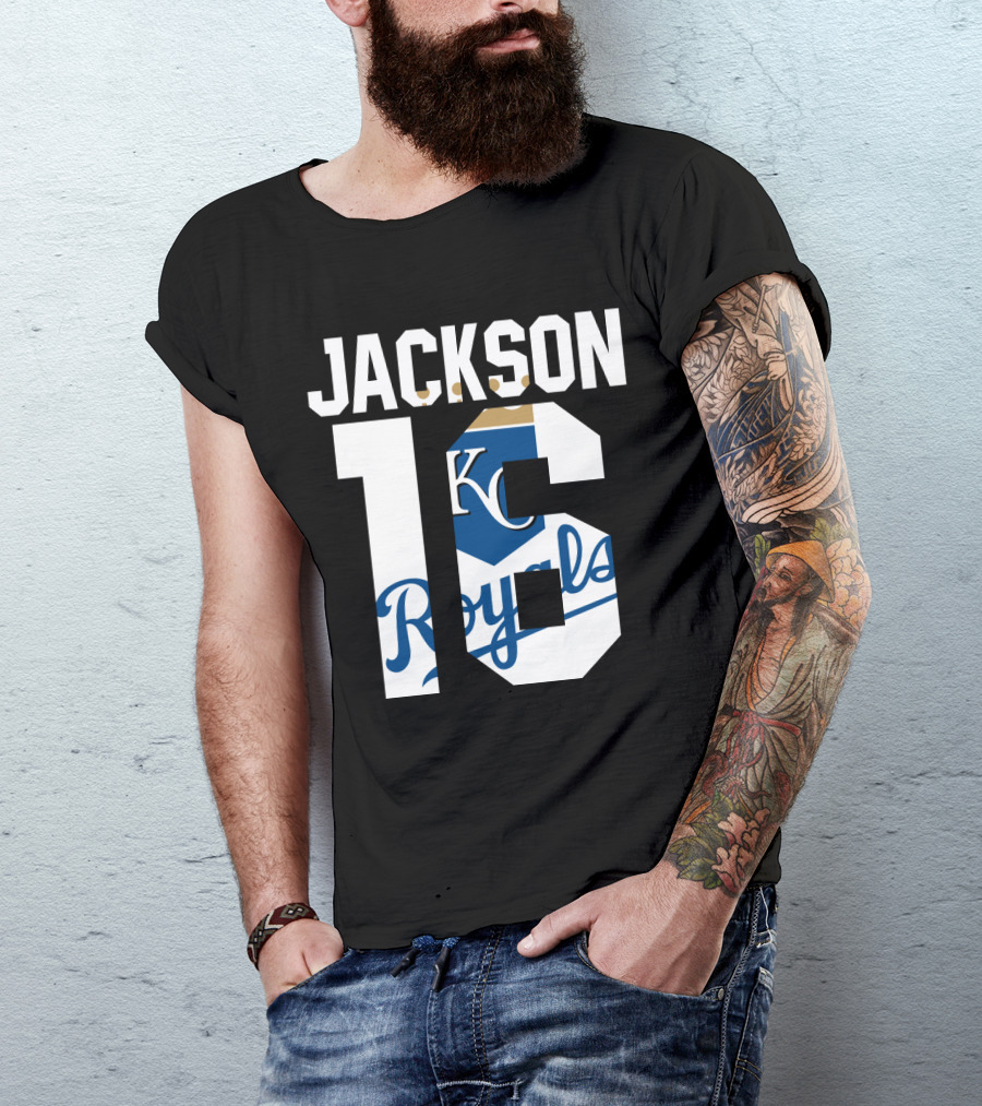 Kansas City Royals Jackson 16 KC T-Shirt