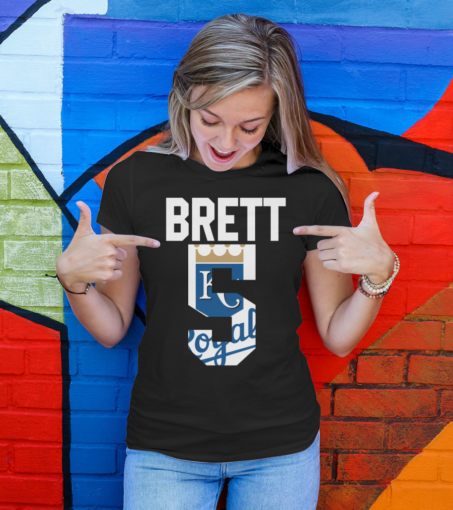 George Brett Kansas City Royals Number 5 KC Royals T-Shirt