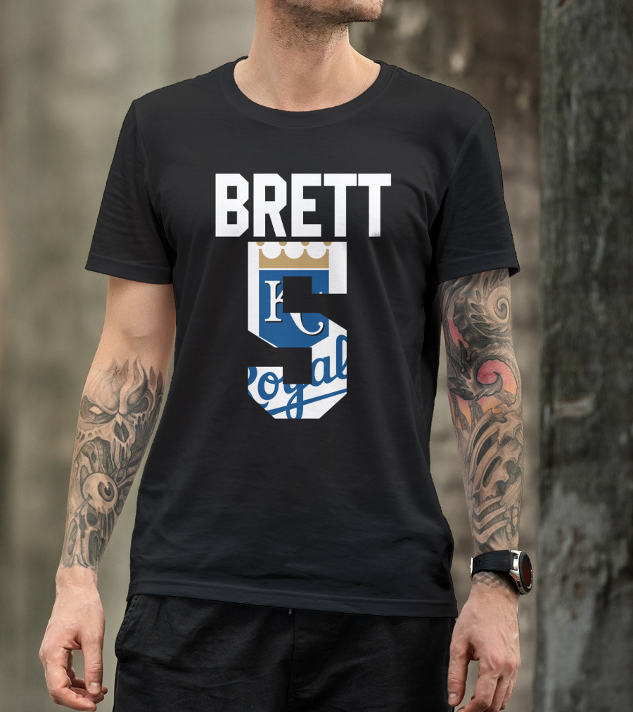 George Brett Kansas City Royals Number 5 KC Royals T-Shirt