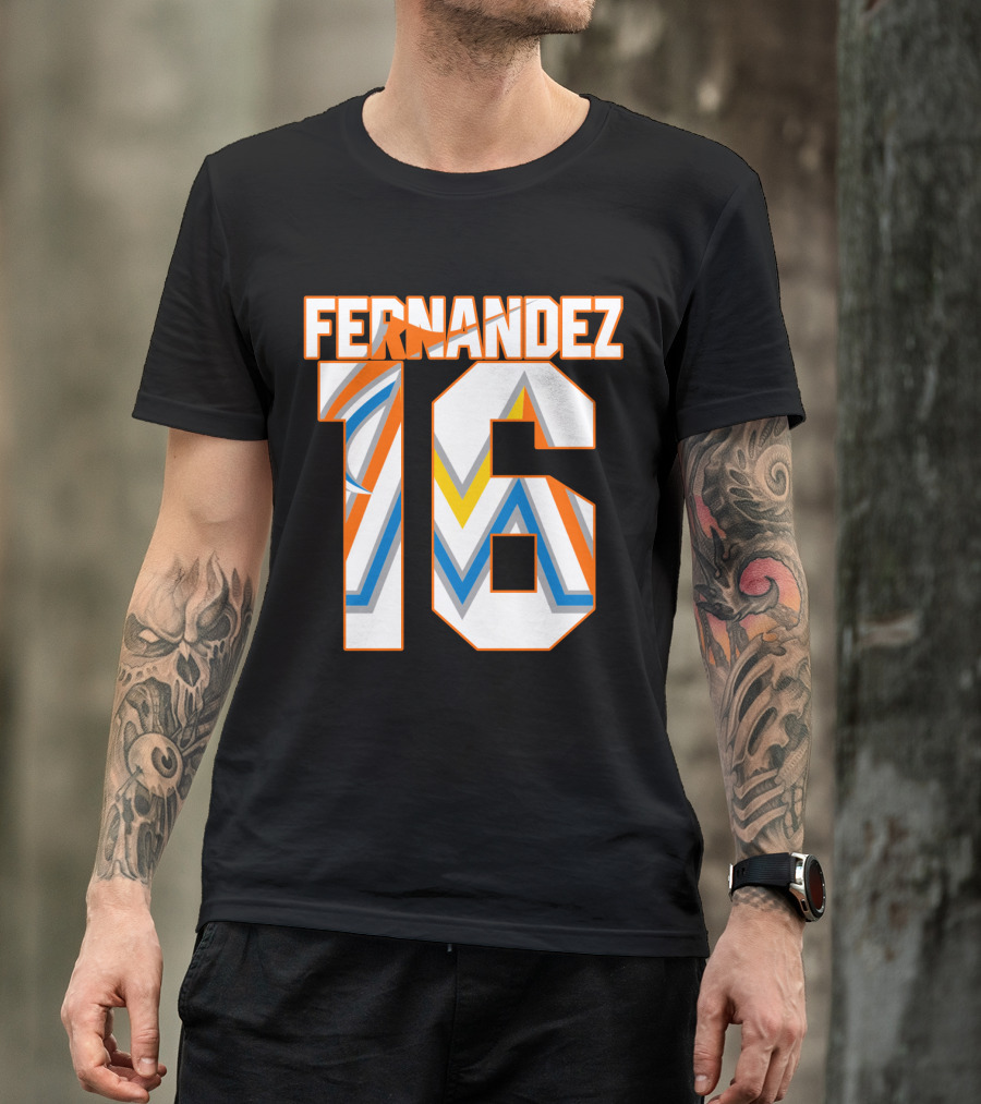 Fernandez 16 Miami Marlins T-Shirt