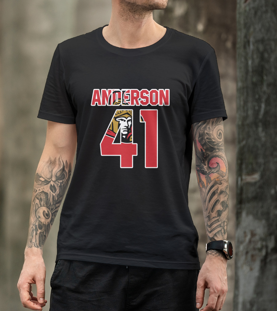 Ottawa Senators Craig Anderson 41 NHL Hockey T-Shirt