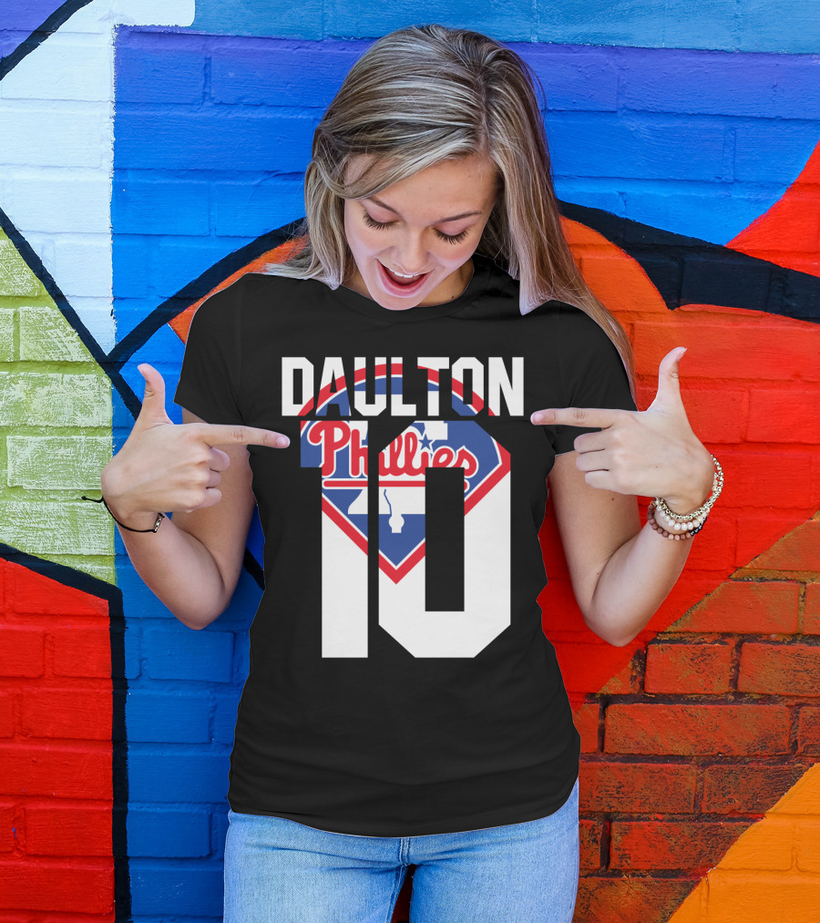 Philadelphia Phillies Daulton 10 Baseball T-Shirt
