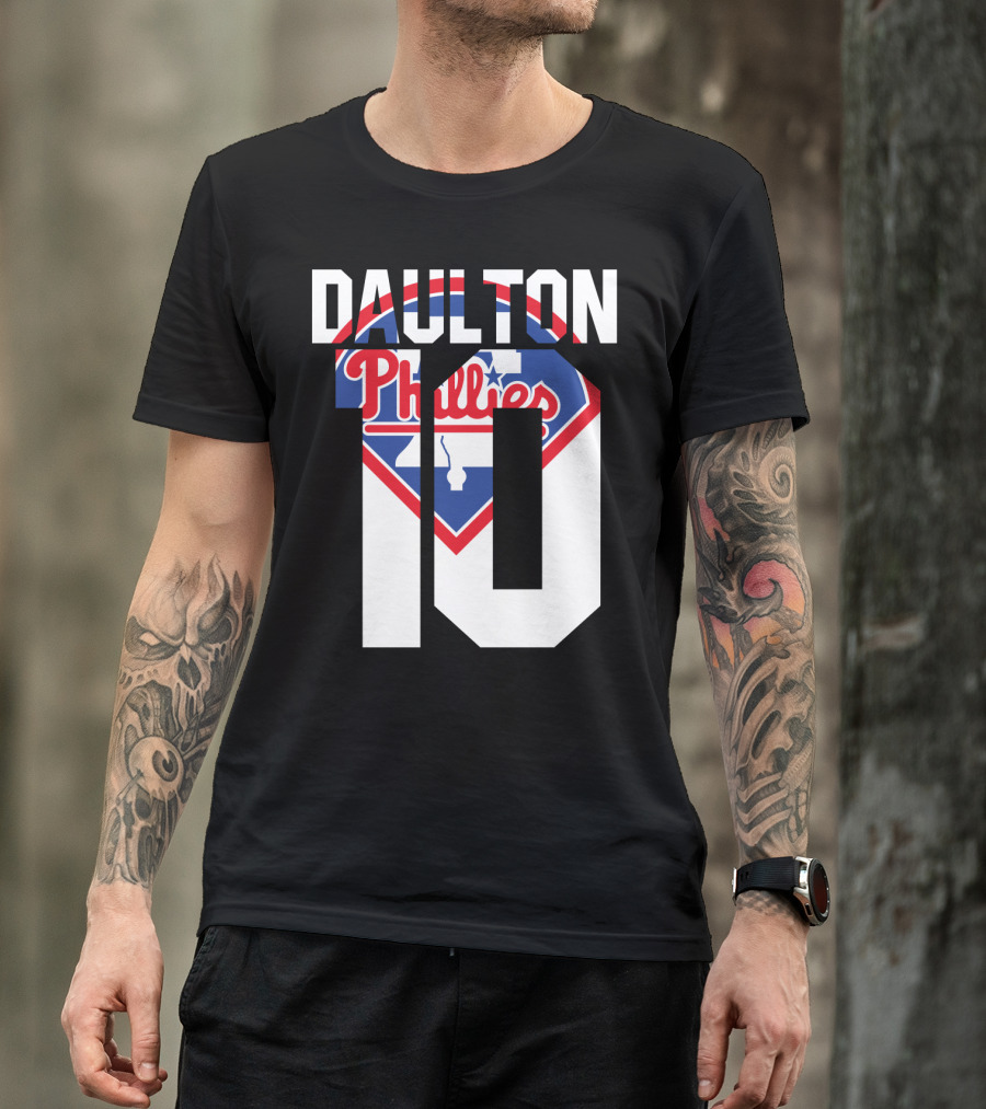 Philadelphia Phillies Daulton 10 Baseball T-Shirt