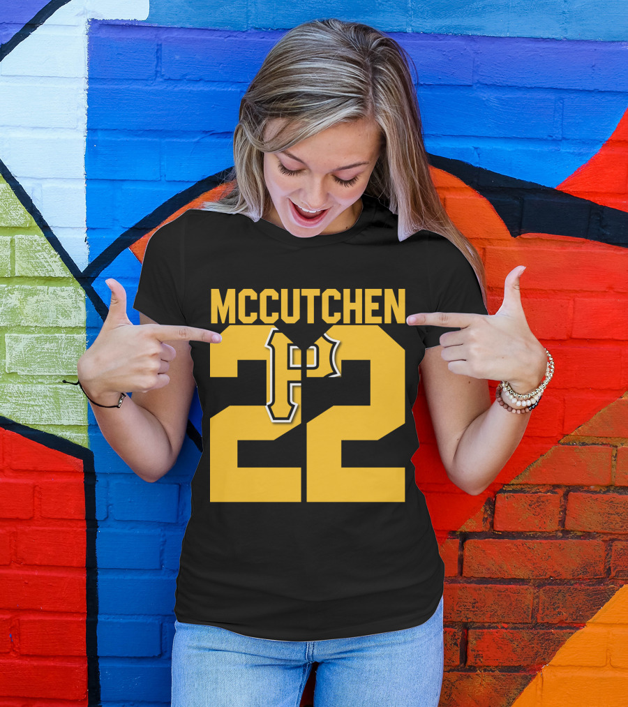 Pittsburgh Pirates Andrew McCutchen 22 Jersey Team Spirit T-Shirt