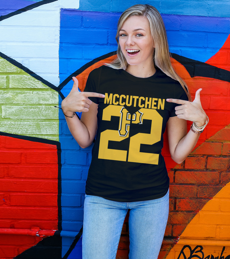 Pittsburgh Pirates Andrew McCutchen 22 Jersey Team Spirit T-Shirt