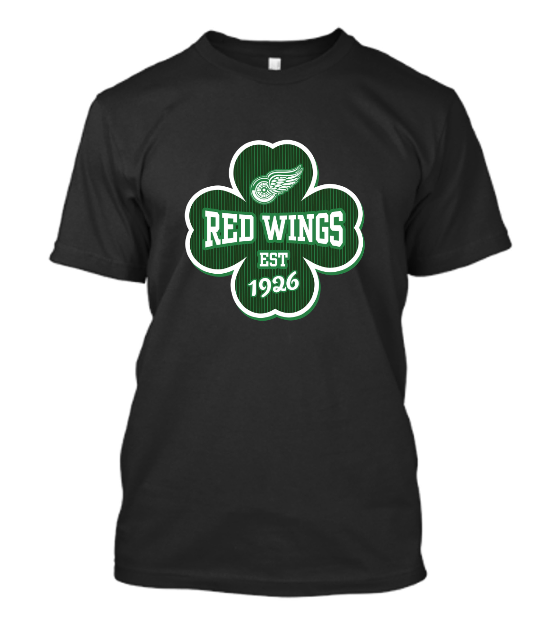 Detroit Red Wings Shamrock St Patrick's Day Est 1926 T-Shirt