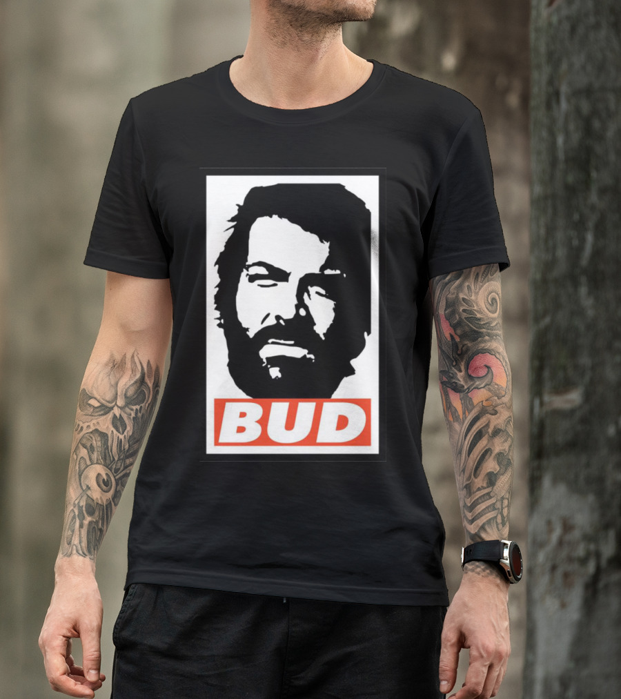 Bud Spencer Tribute Graphic Blockface T-Shirt