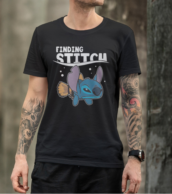 Finding Stitch Parody With Fish Imagery And Underwater T-Shirt