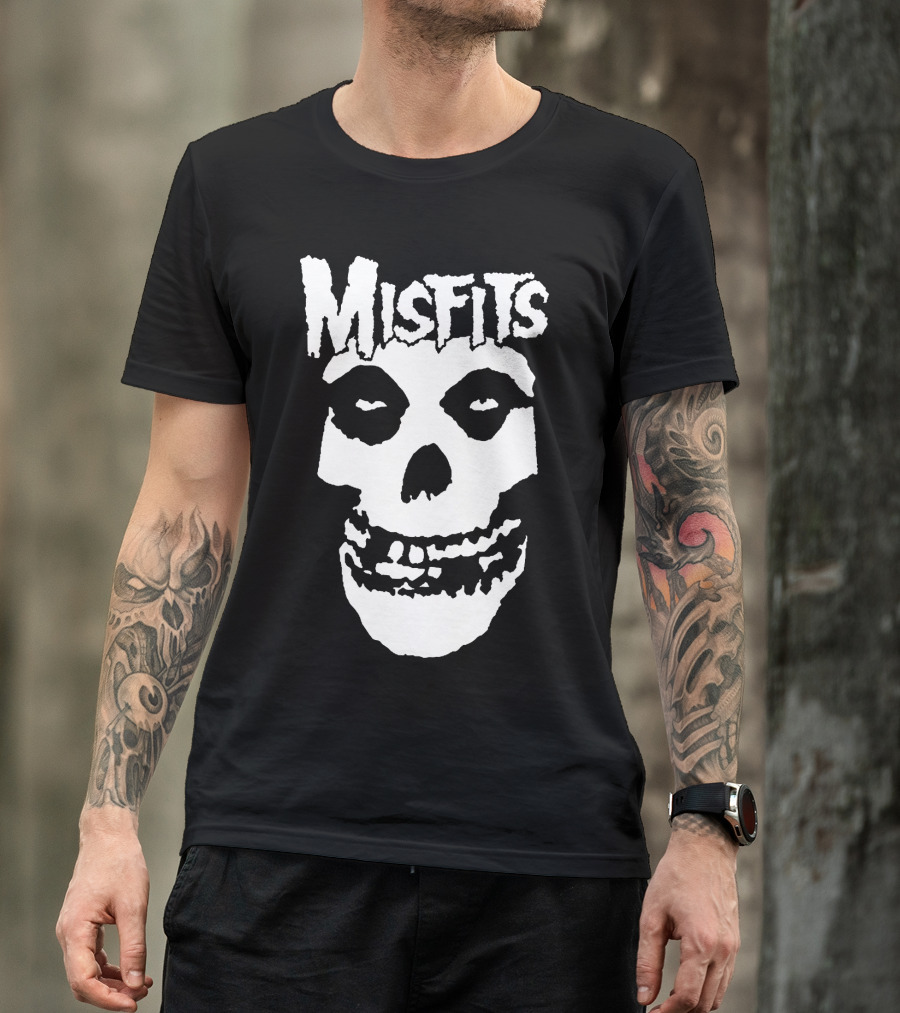 Misfits Fiend Skull Iconic Punk Rock Band T-Shirt