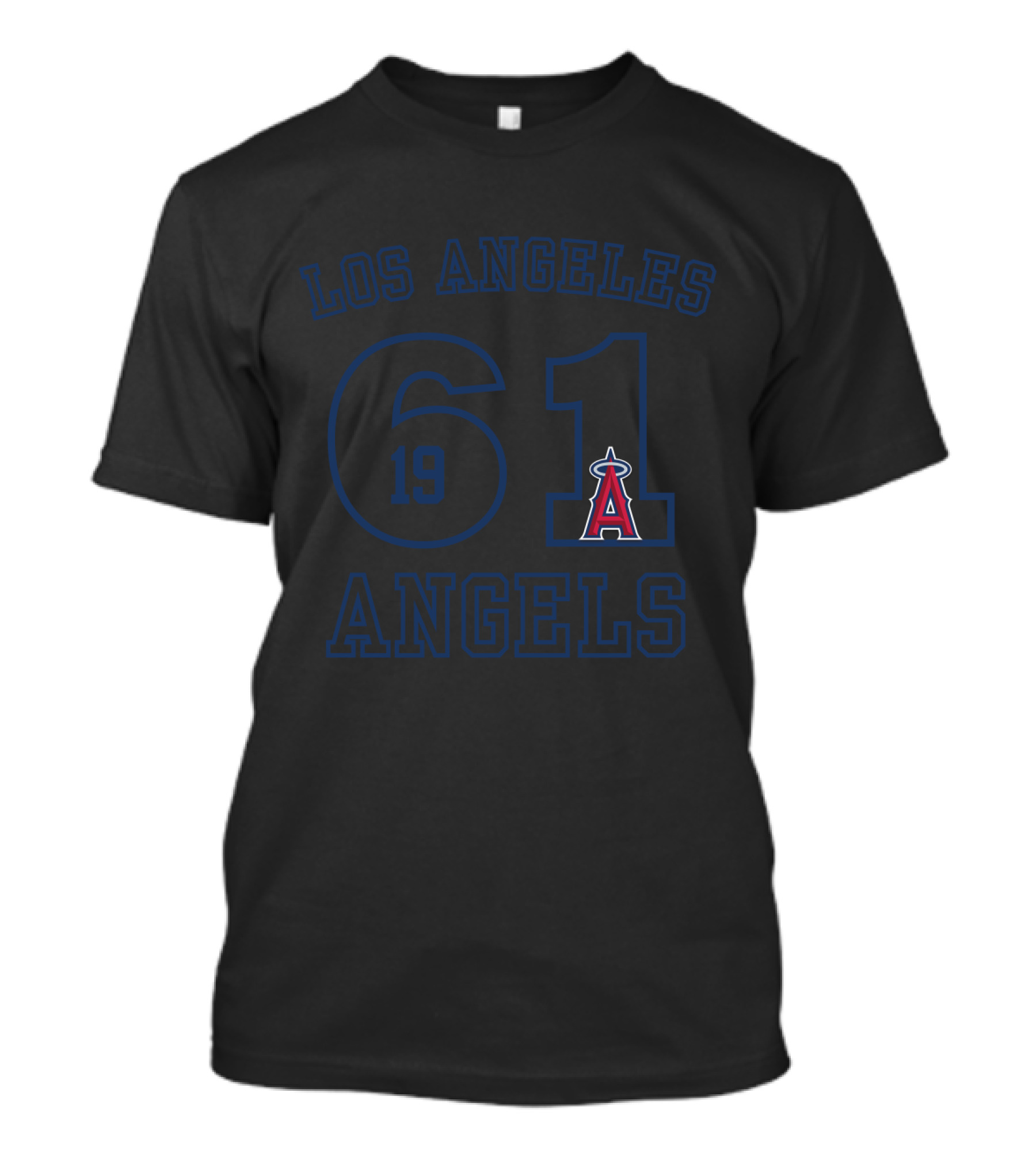 Los Angeles Angels 1961 Established Baseball Team T-Shirt