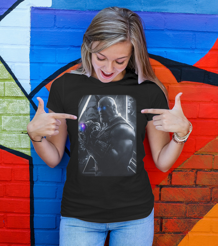 Thanos And Villains Marvel Infinity War Iconic Cosmic T-Shirt