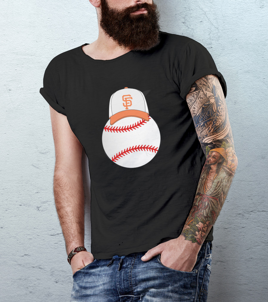 San Francisco Giants Mickey Mouse Ears Baseball Cap T-Shirt