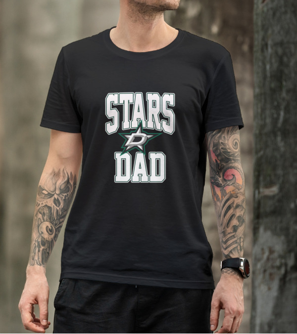 Dallas Stars Dad Hockey T-Shirt