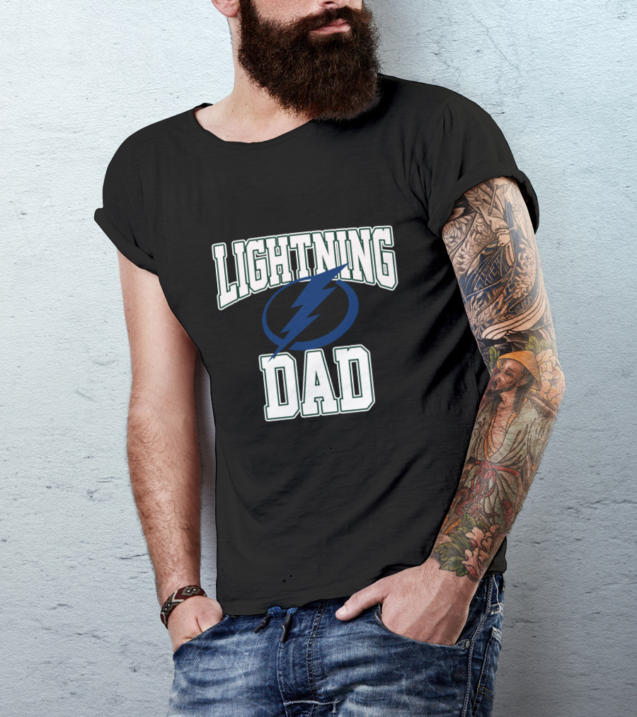 Lightning Dad Tampa Bay Hockey Team T-Shirt