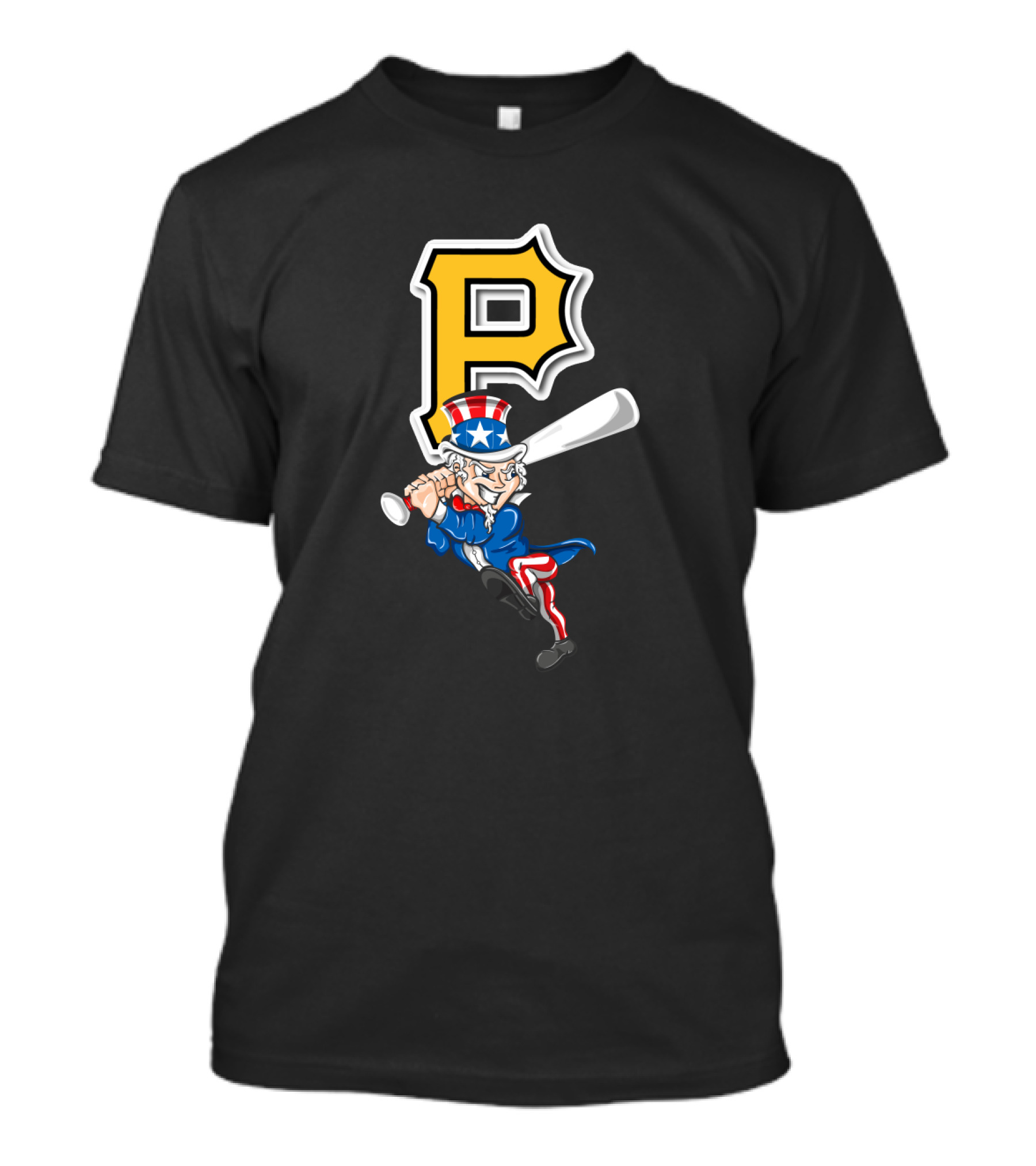 Pittsburgh Pirates Uncle Sam 4th Of July Baseball T-Shirt