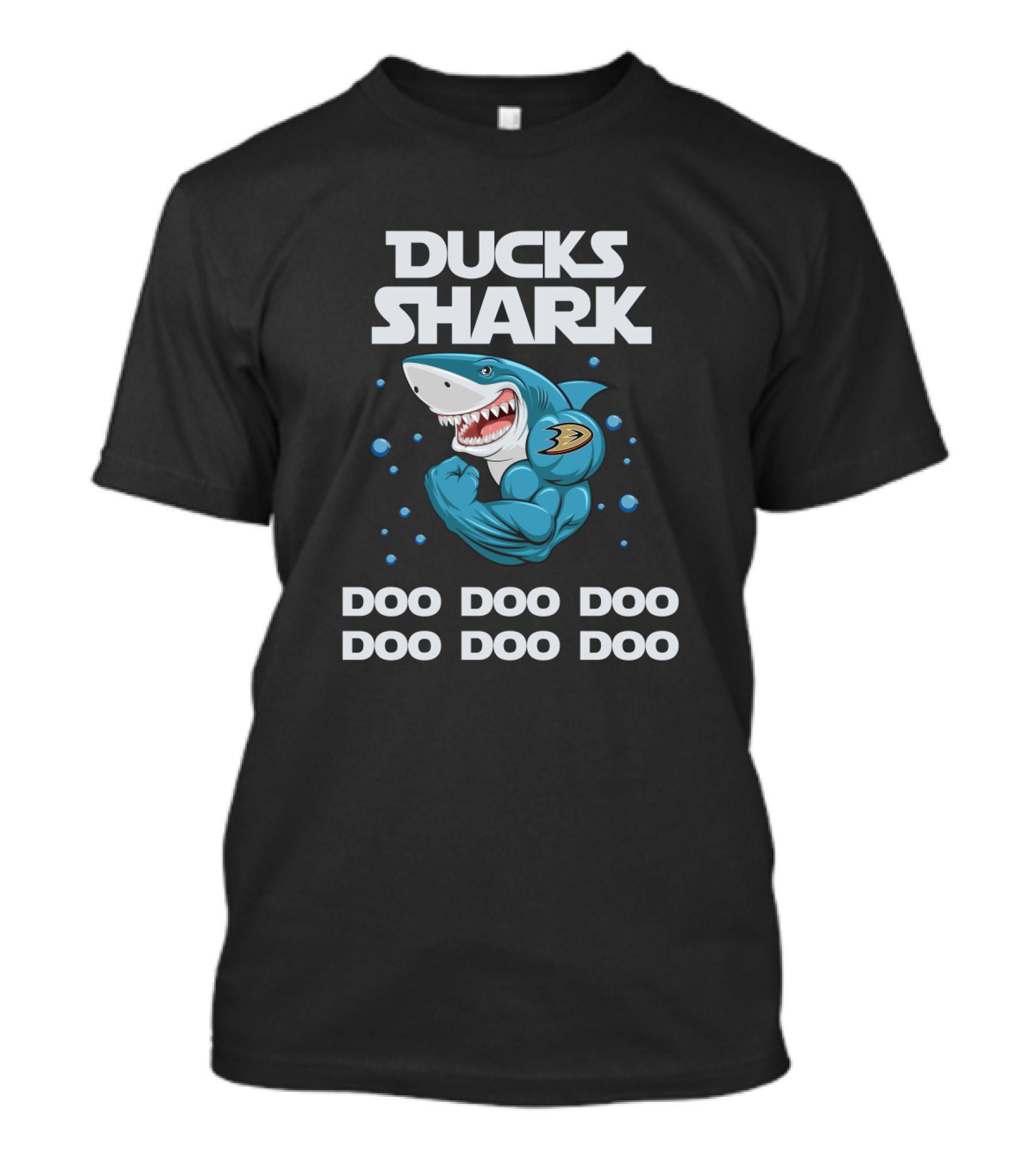 Ducks Shark Doo Doo Doo Anaheim Hockey T-Shirt