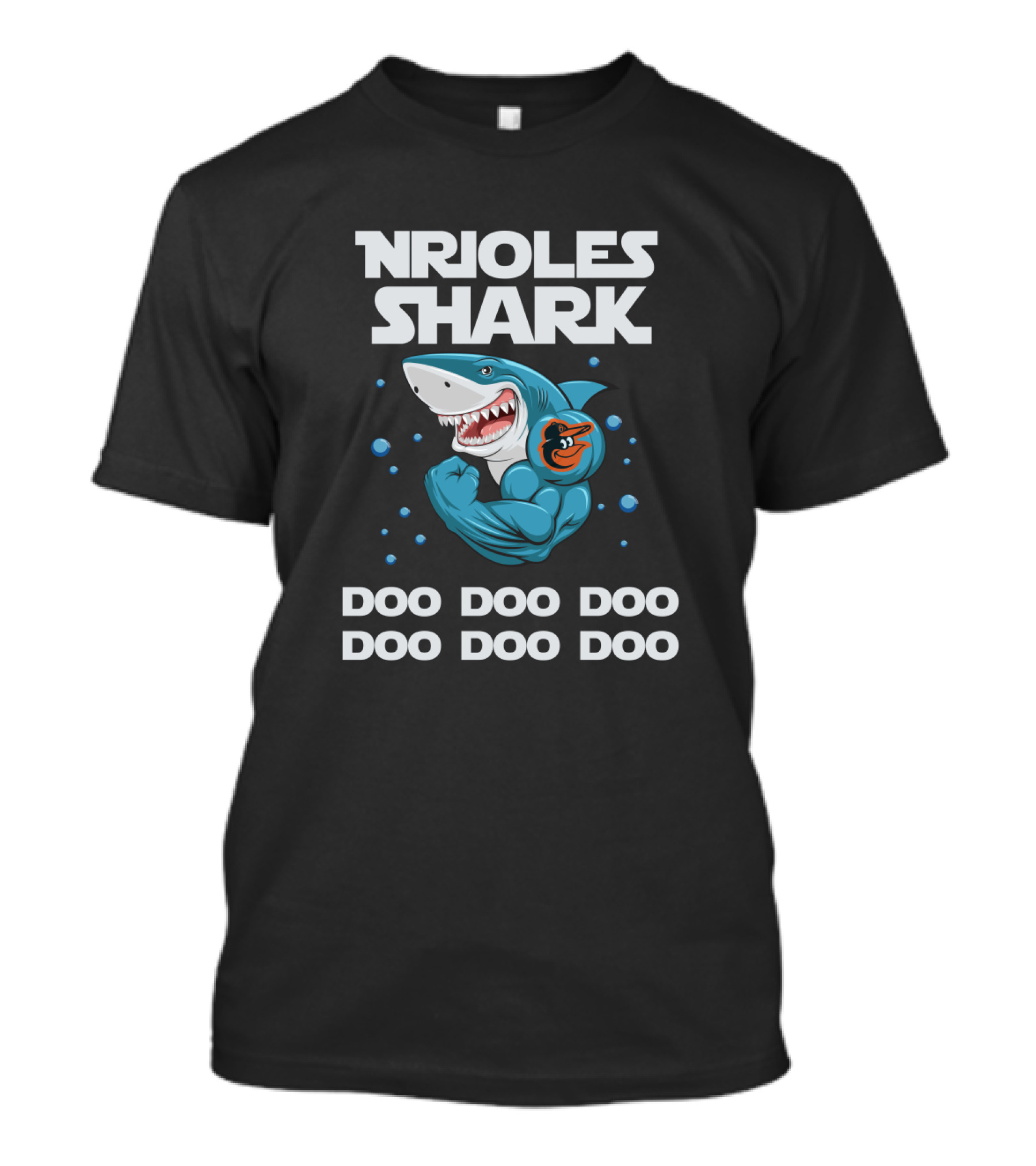 NRIOLES Shark Doo Doo Doo Baltimore Orioles T-Shirt