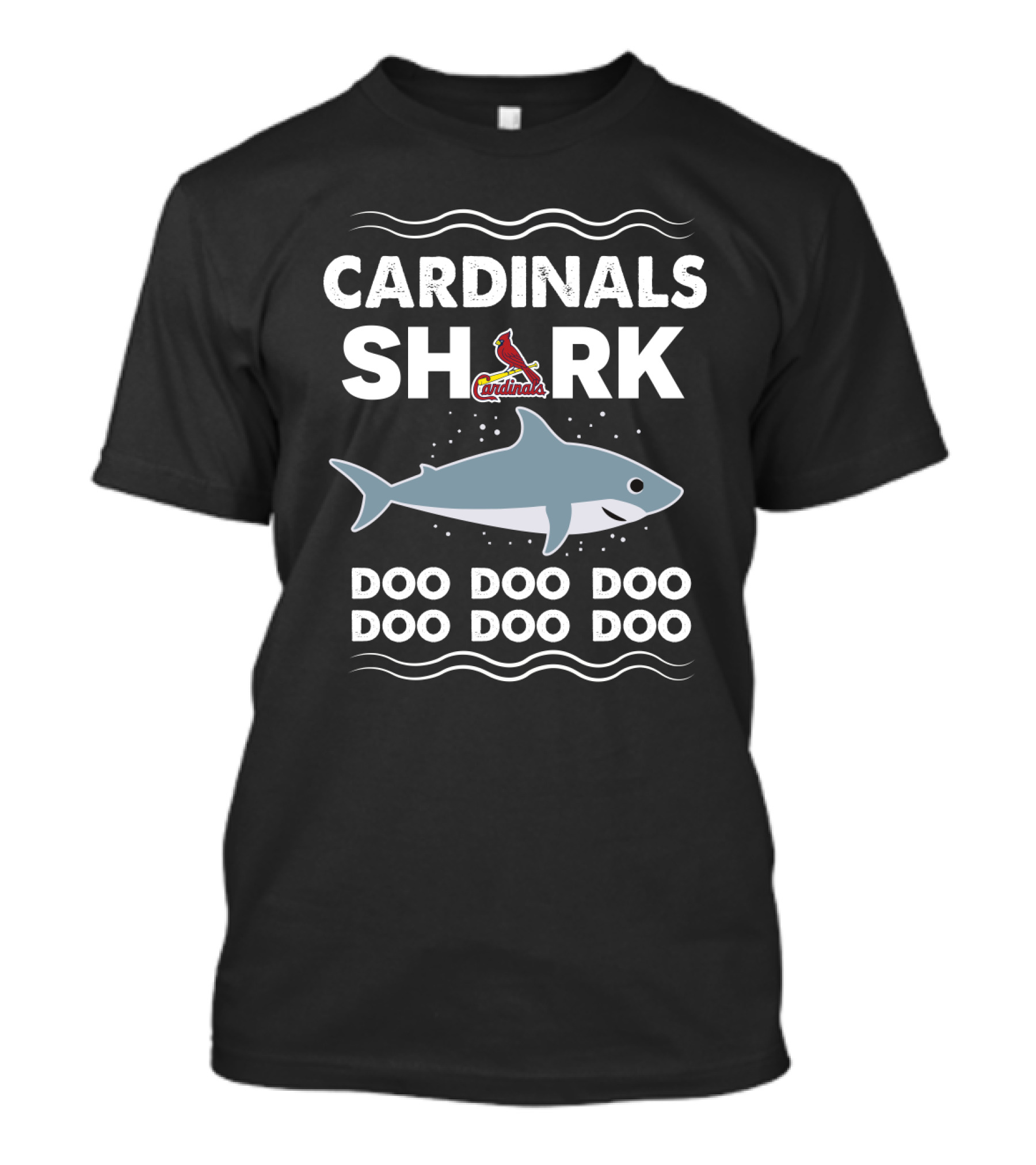 Cardinals Shark Doo Doo Doo Doo Doo Doo T-Shirt