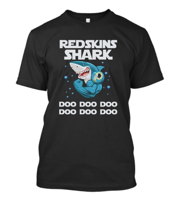 Redskins Shark Doo Doo Doo Nfl Fans T-Shirt