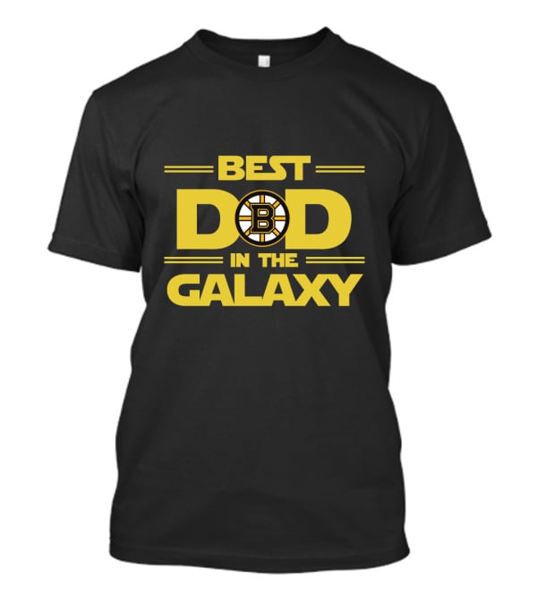 Best Dad In The Galaxy Boston Bruins T-Shirt