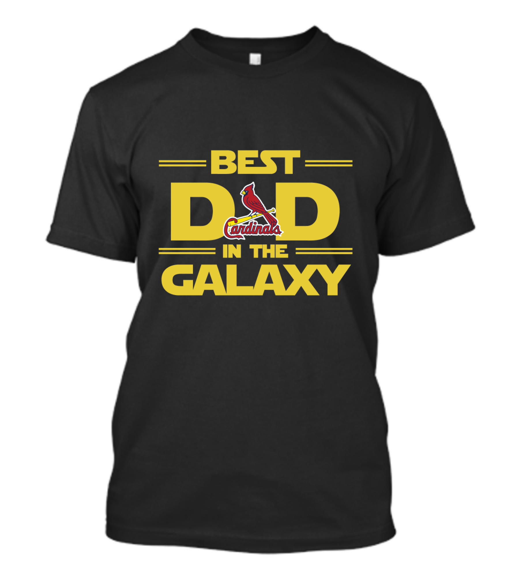 Best Dad In The Galaxy St. Louis Cardinals T-Shirt