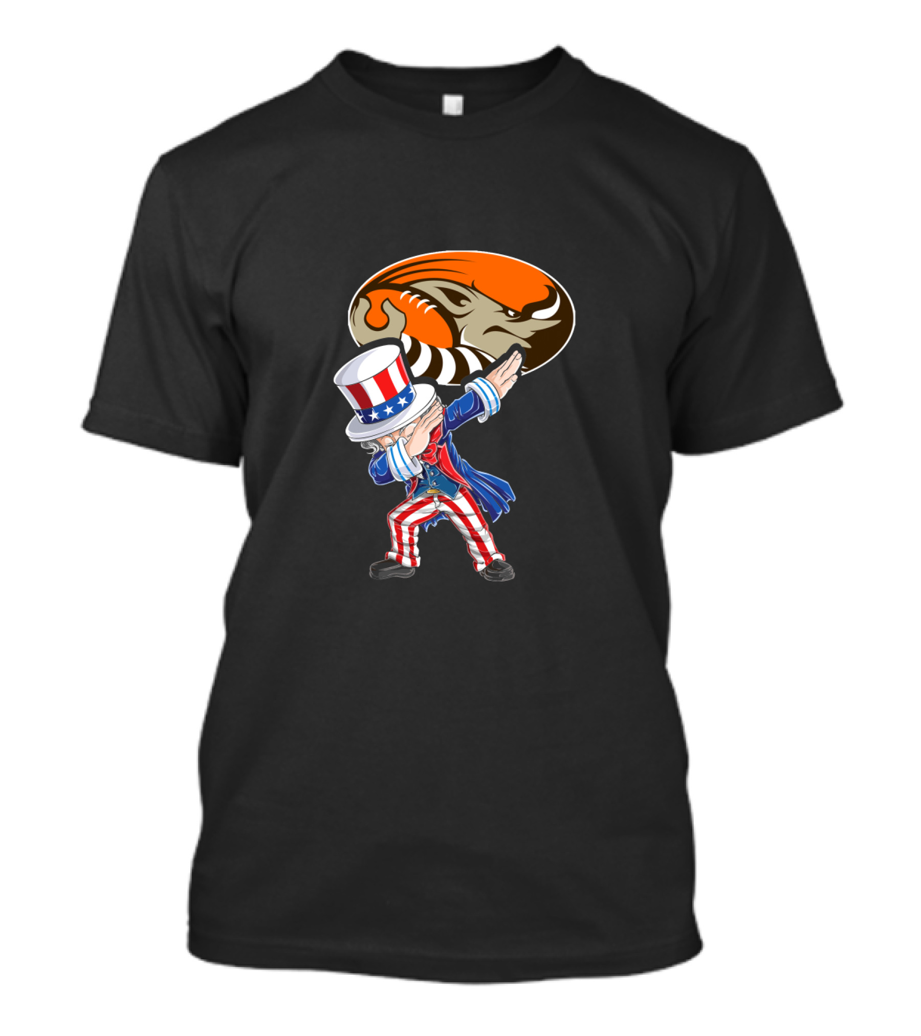 Cleveland Browns Uncle Sam Dabbing 4th Of July T-Shirt