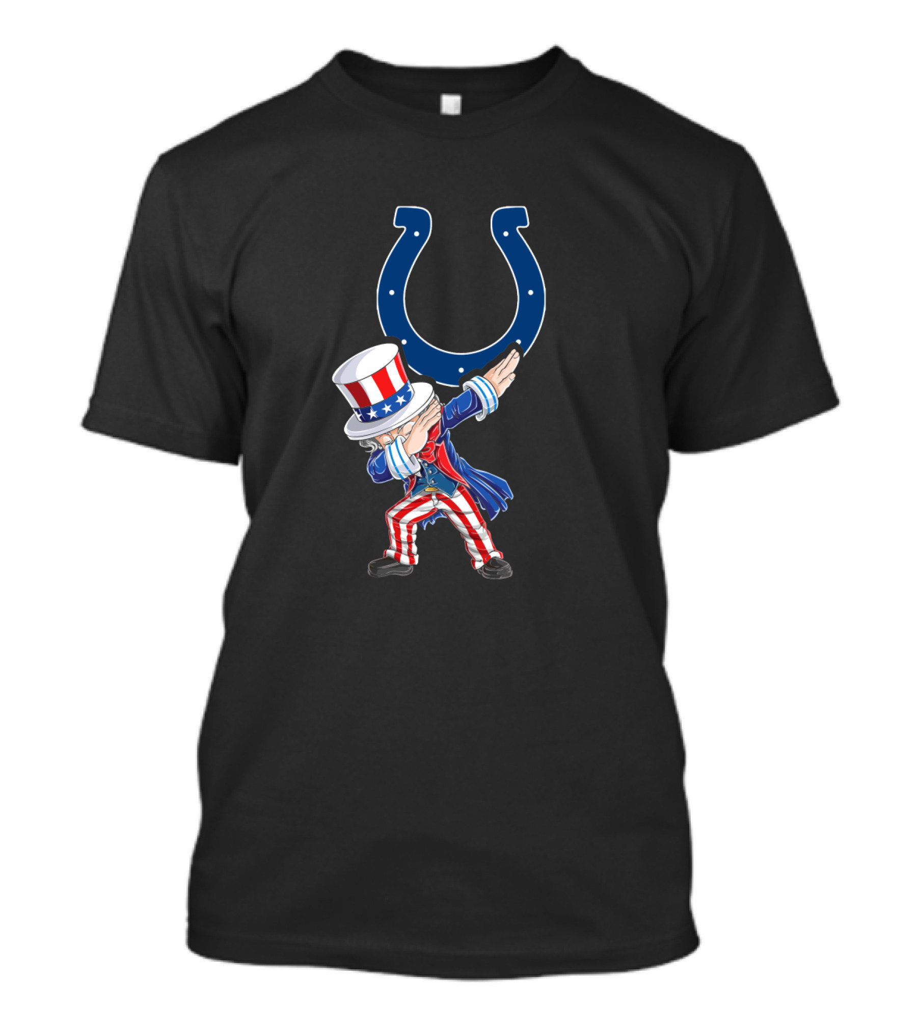 Uncle Sam Dabbing Indianapolis Colts 4th July T-Shirt