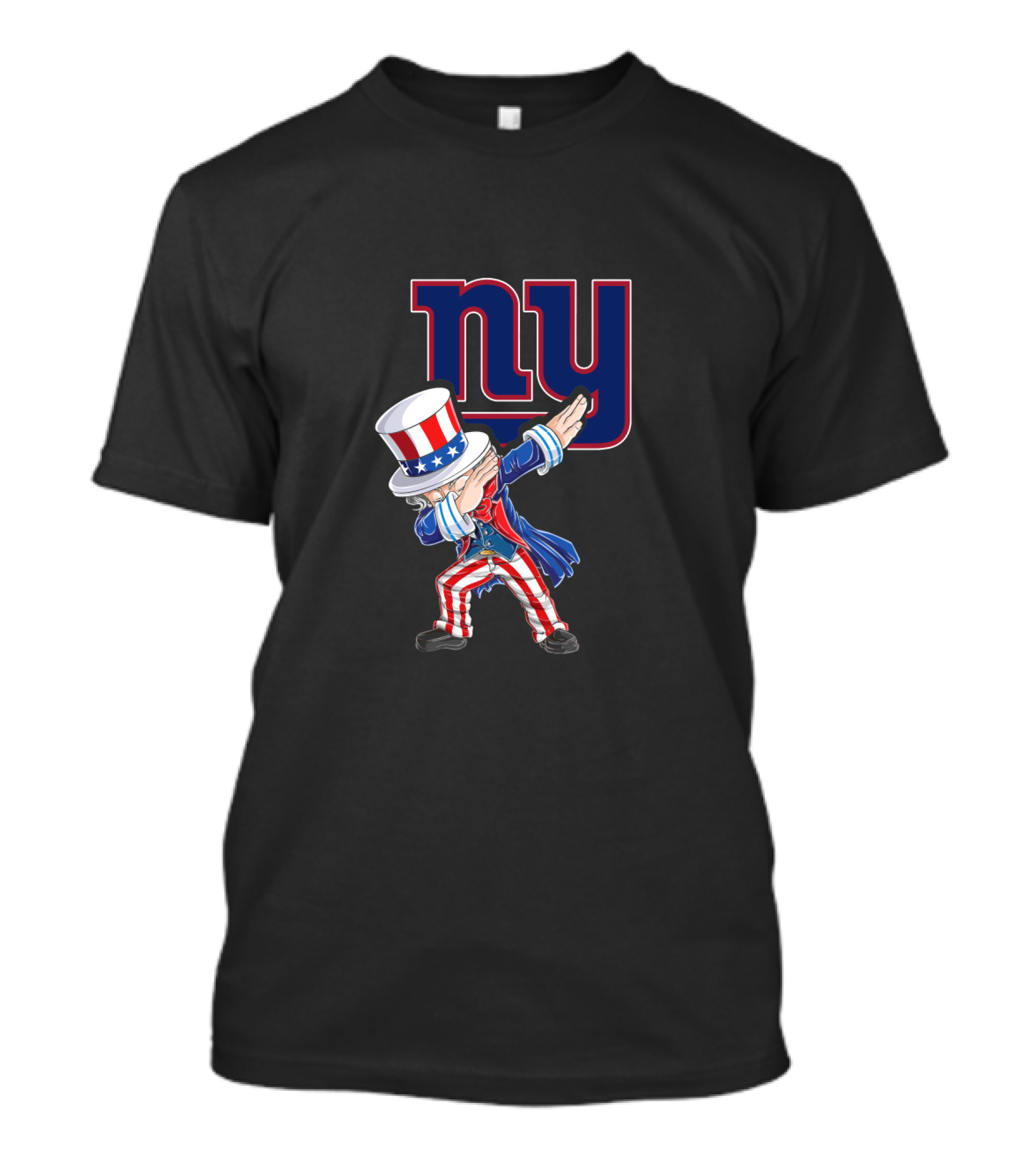 Uncle Sam Dabbing 4th July Ny Giants T-Shirt