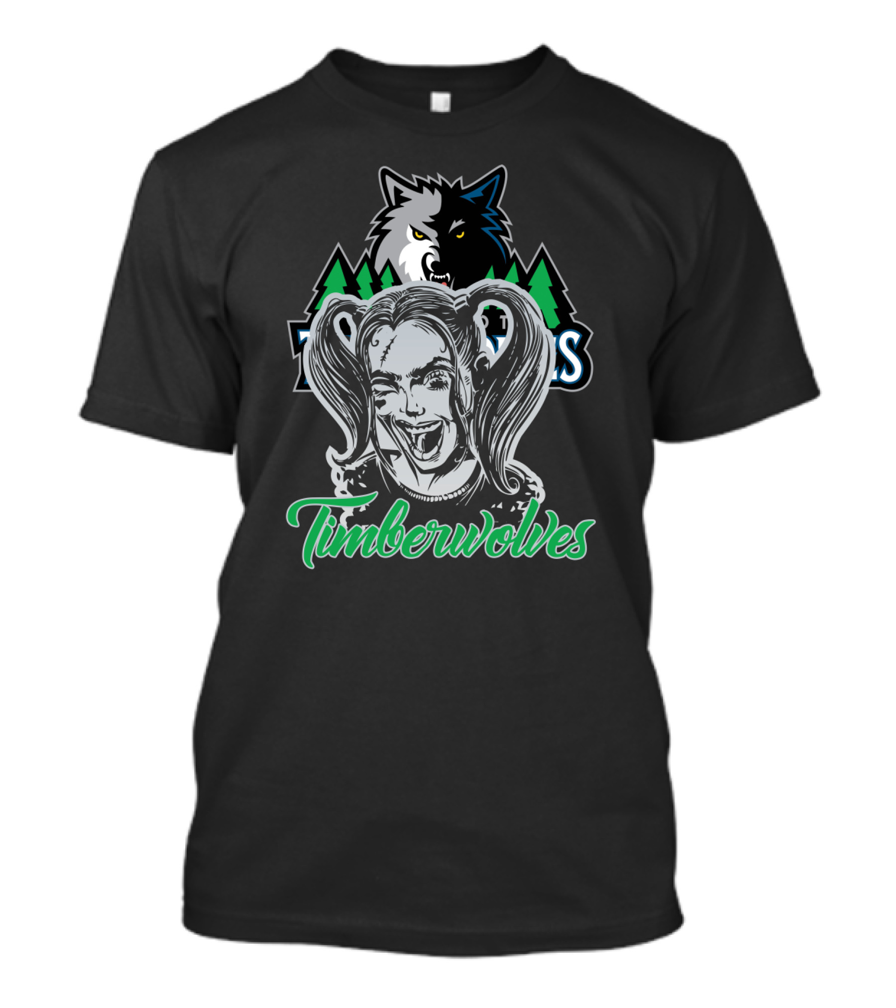Harley Quinn Minnesota Timberwolves T-Shirt