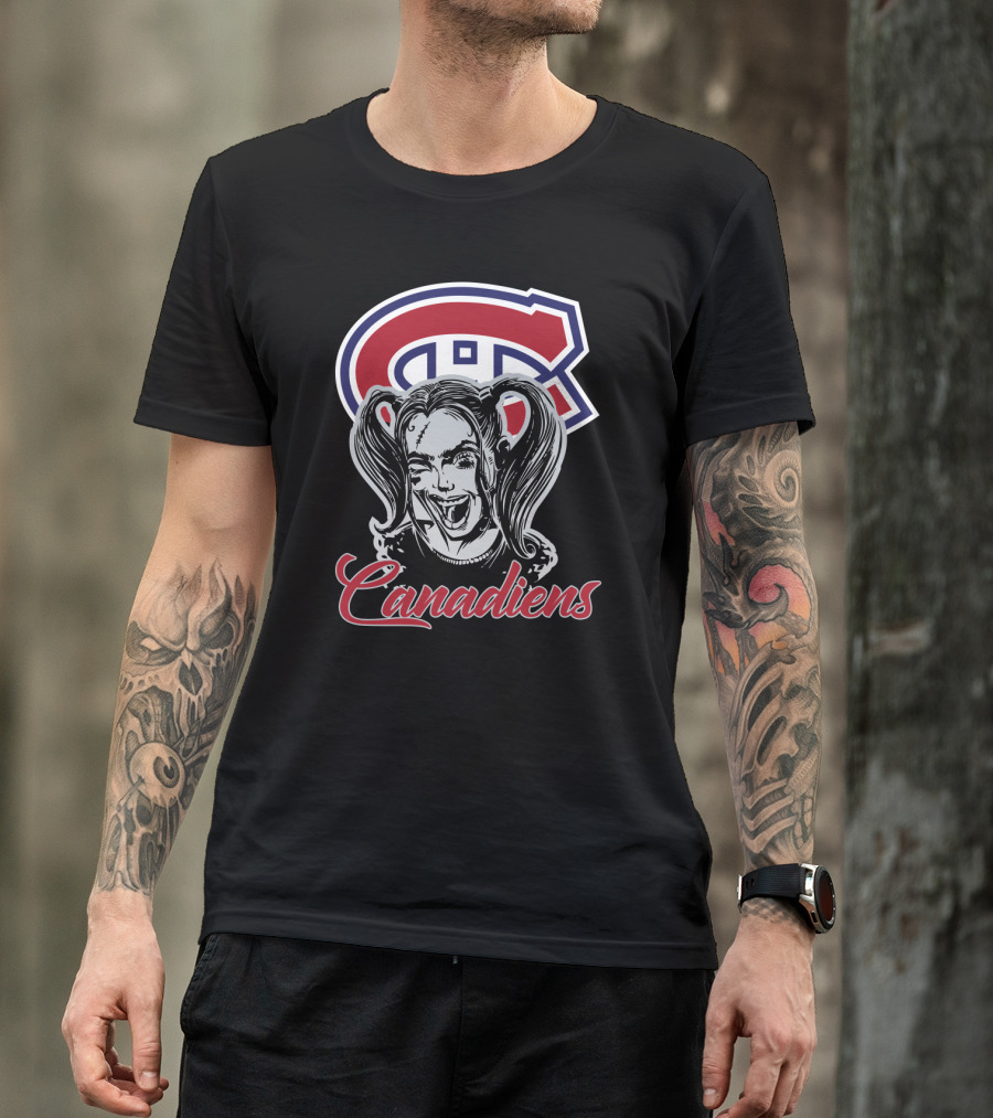 Harley Quinn Montreal Canadiens Logo Canadiens T-Shirt