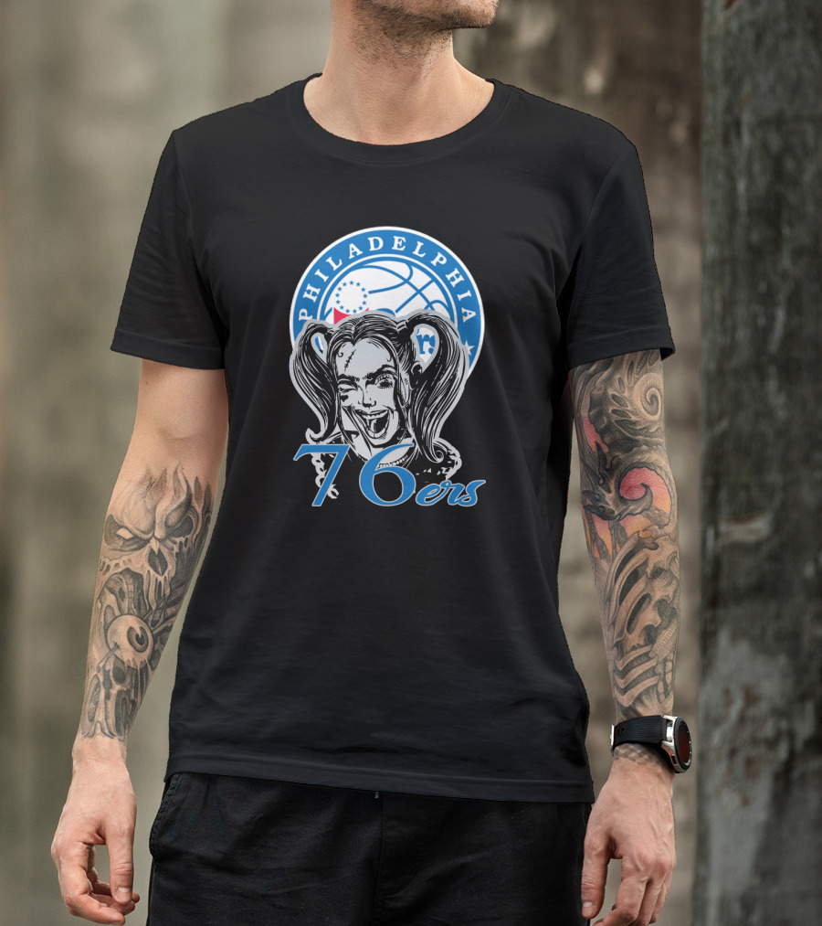 Philadelphia 76ers Basketball Harley Quinn T-Shirt
