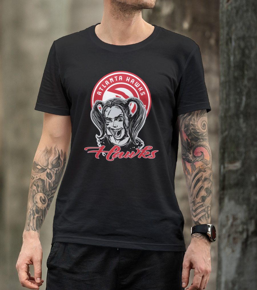 Atlanta Hawks Harley Quinn Fans Enthusiasts T-Shirt