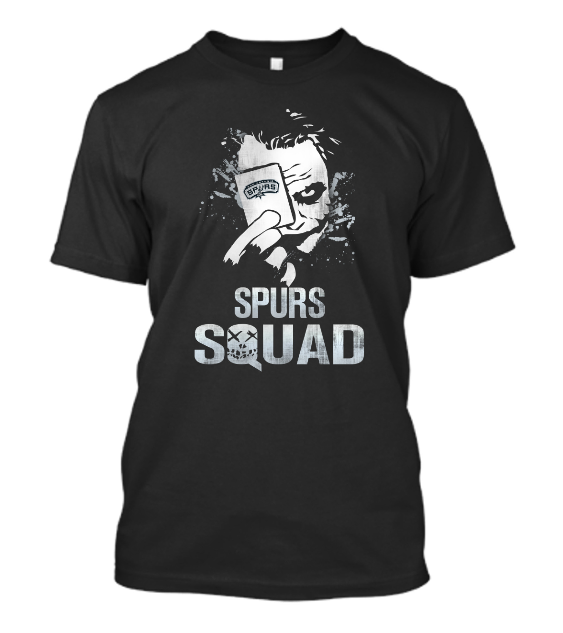 Spurs Squad Joker Card With San Antonio Spurs Fans T-Shirt